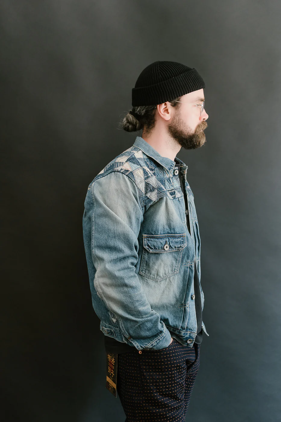 MSP-4000 - Tsugihagi Selvedge Denim Jacket - Used Indigo - Image 16