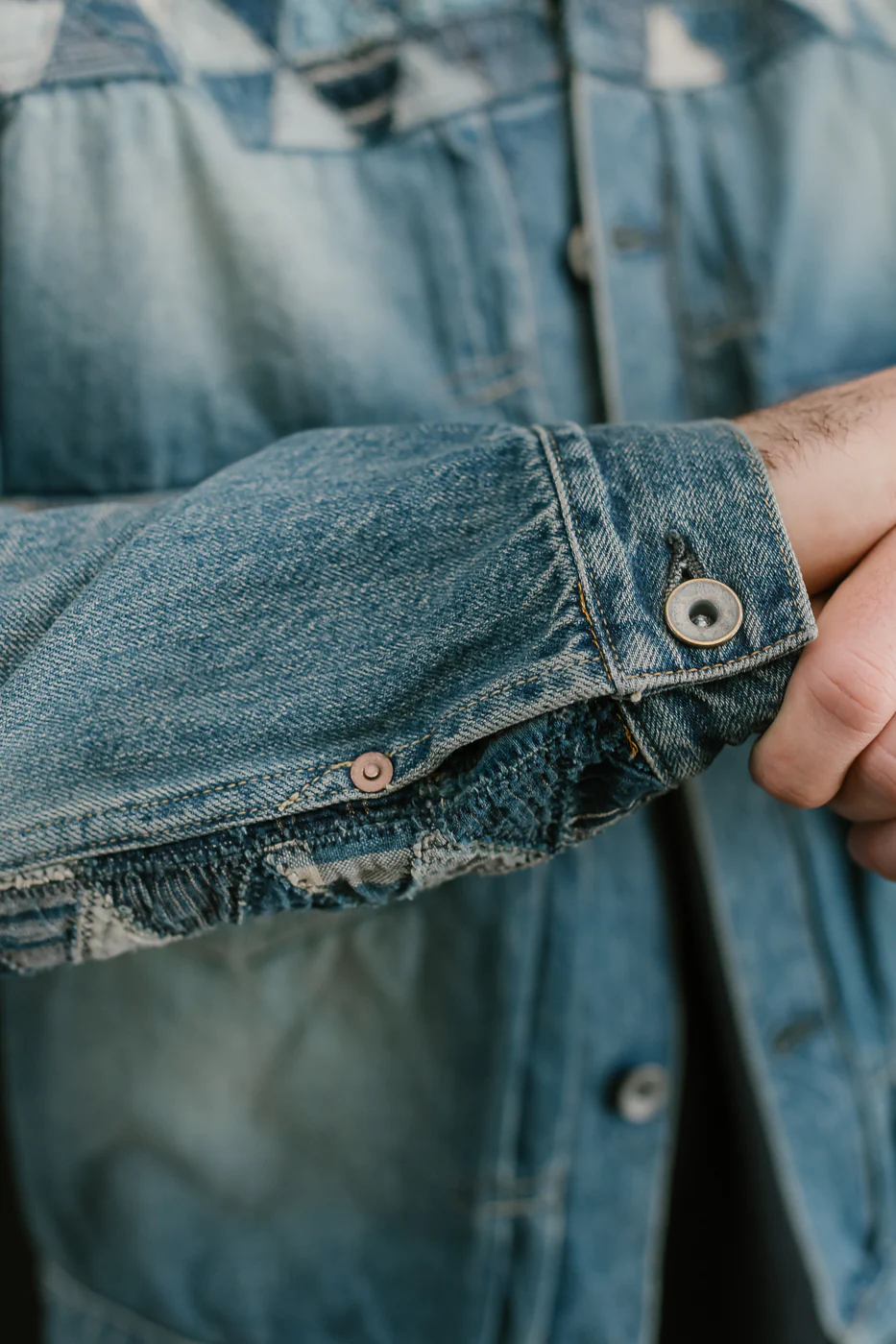 MSP-4000 - Tsugihagi Selvedge Denim Jacket - Used Indigo - Image 20
