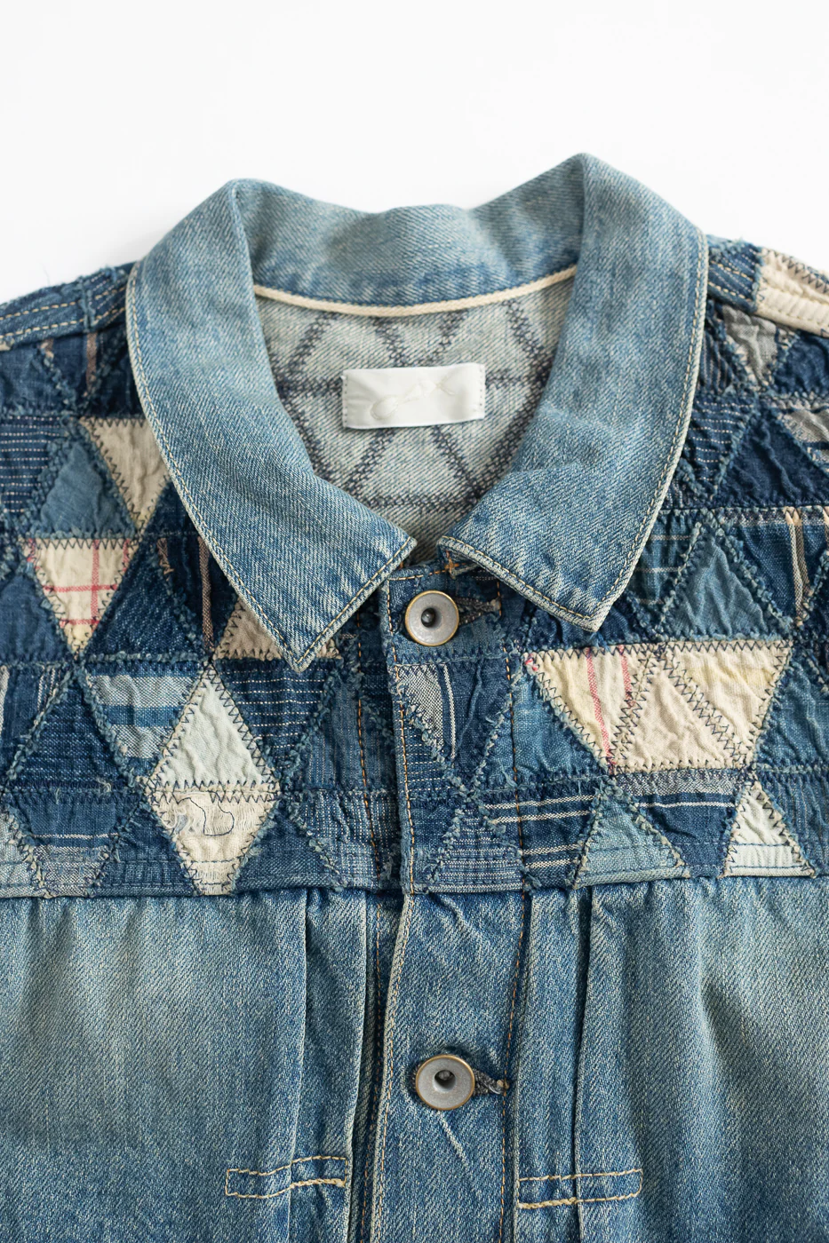 MSP-4000 - Tsugihagi Selvedge Denim Jacket - Used Indigo - Image 3