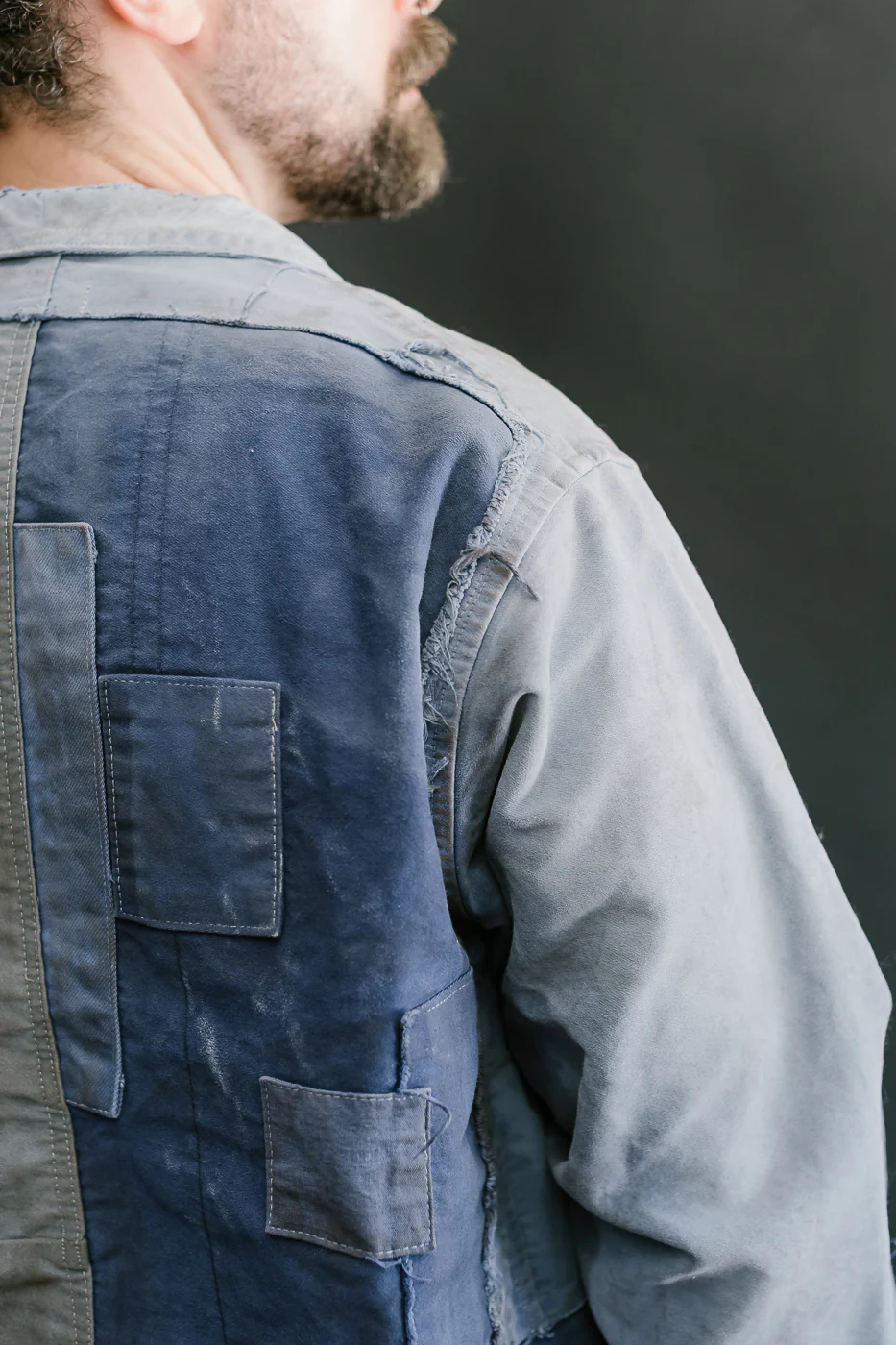 MSP-4010 - French Work Boro Jacket - Blue - Image 20