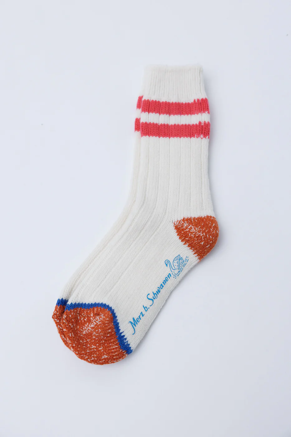 MW75.02355 - Extra Fine Merino Wool Socks - Nature, Raspberry - Image 2