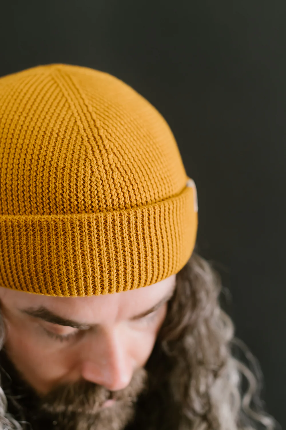 MWBN05.205 - Ribbed Structure Watch Cap Merino Wool  - Honey - Image 8