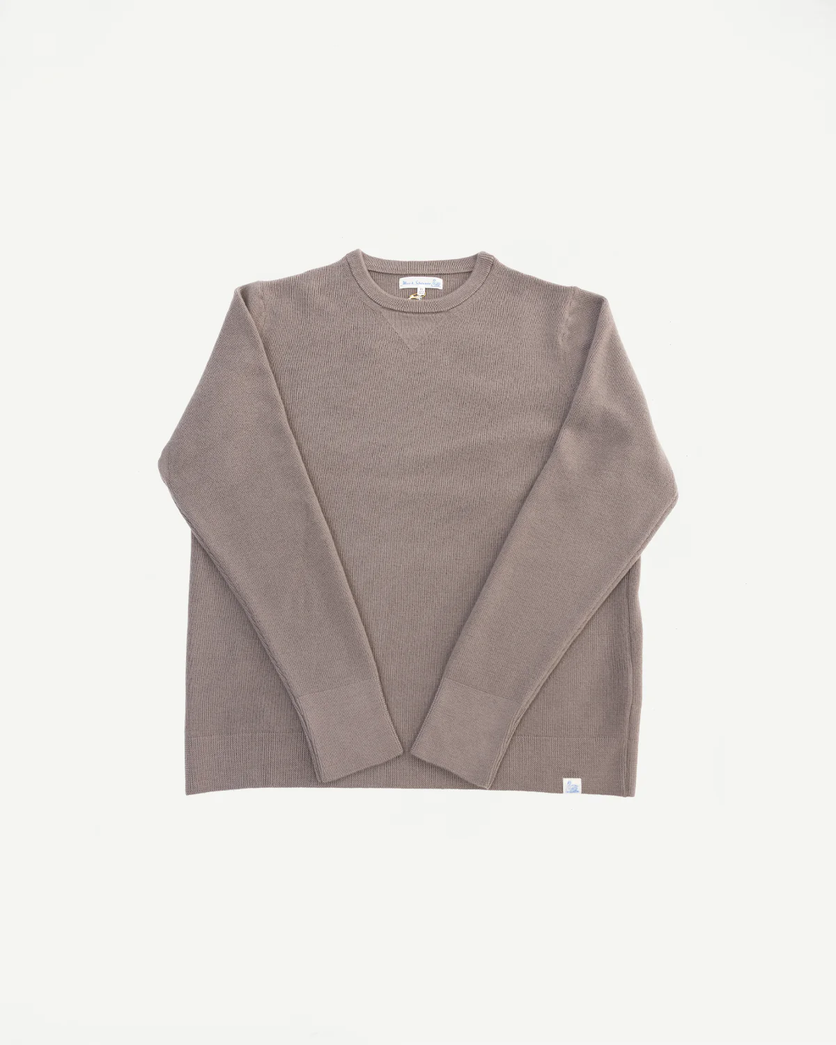 MWCC01.06 - Ribbed Structure Pullover Merino Wool - Grain