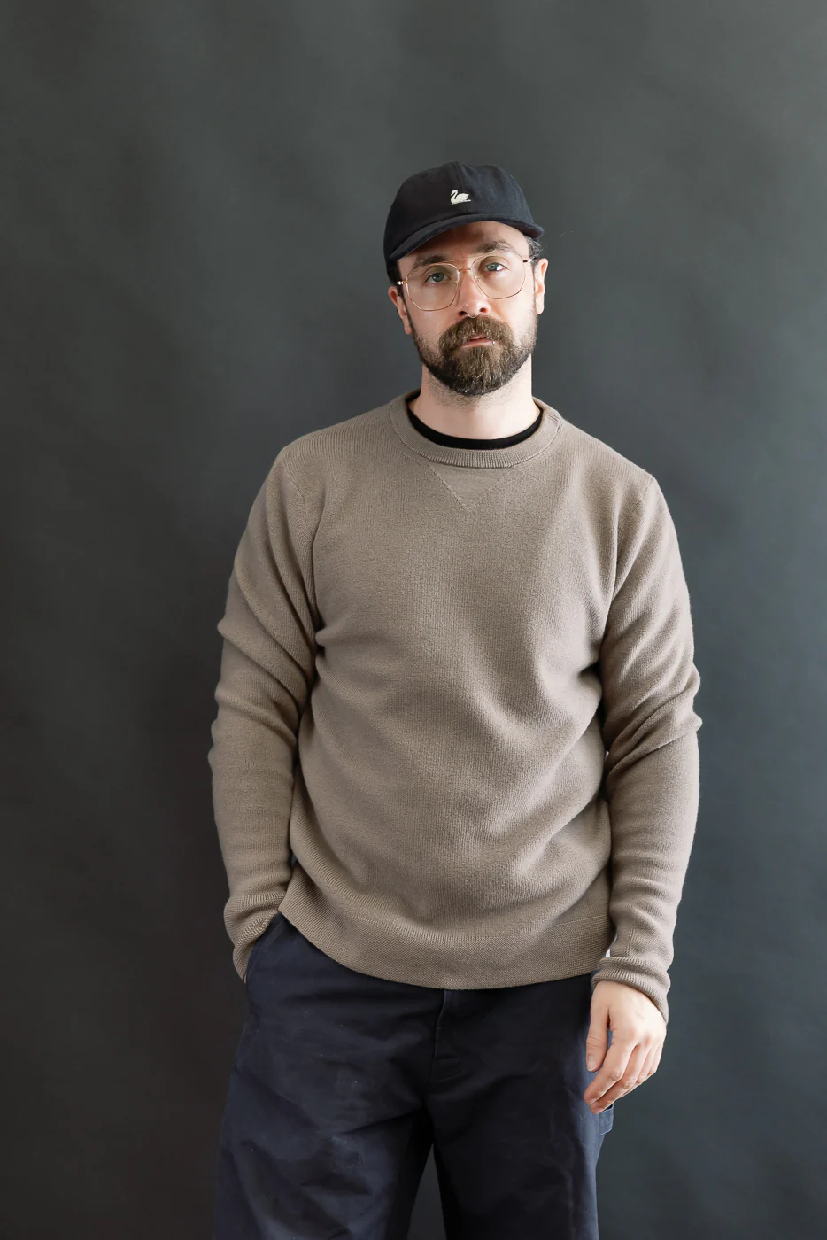 MWCC01.06 - Ribbed Structure Pullover Merino Wool - Grain - Image 10