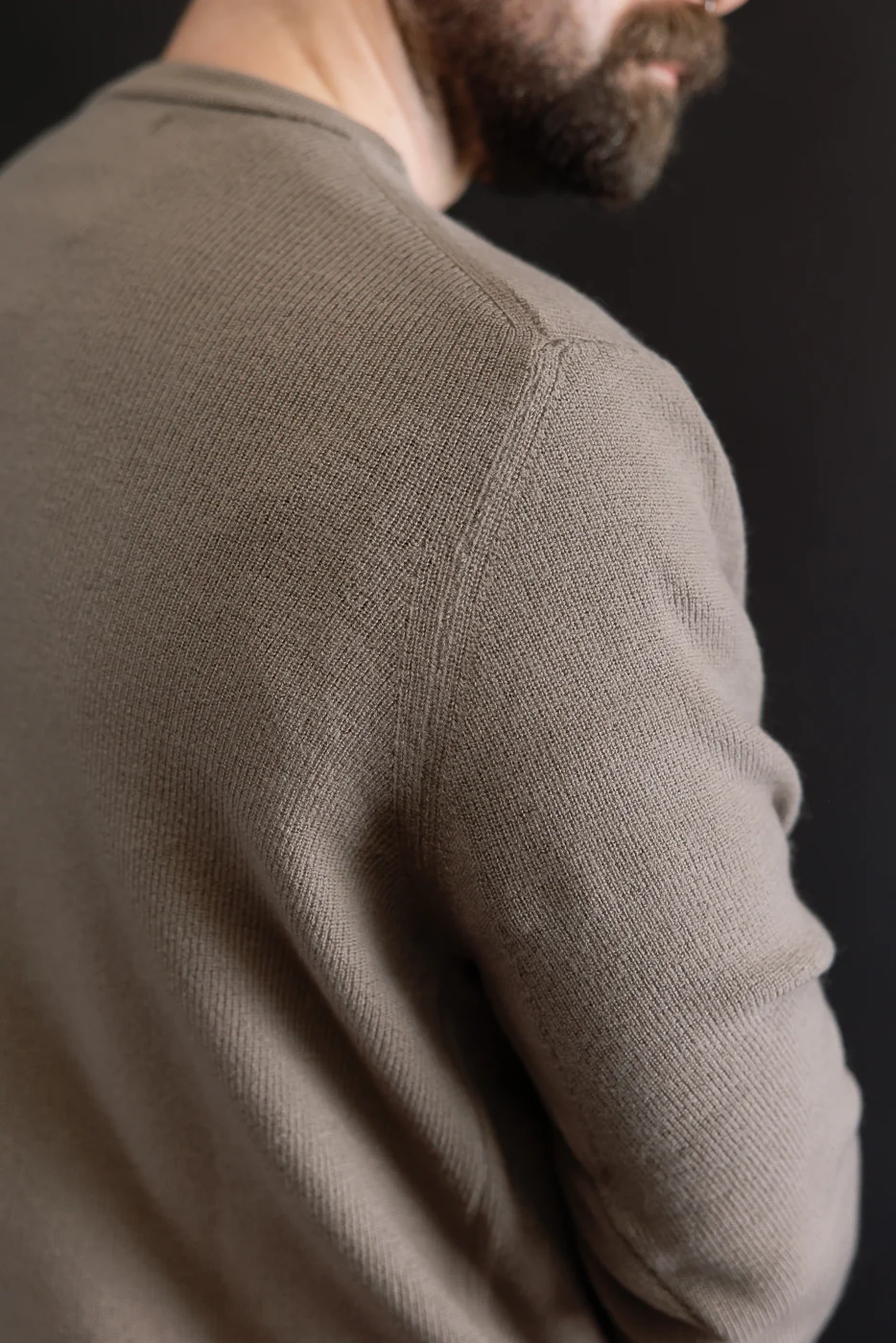 MWCC01.06 - Ribbed Structure Pullover Merino Wool - Grain - Image 20