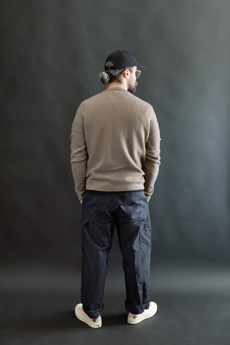 MWCC01.06 - Ribbed Structure Pullover Merino Wool - Grain - Image 9