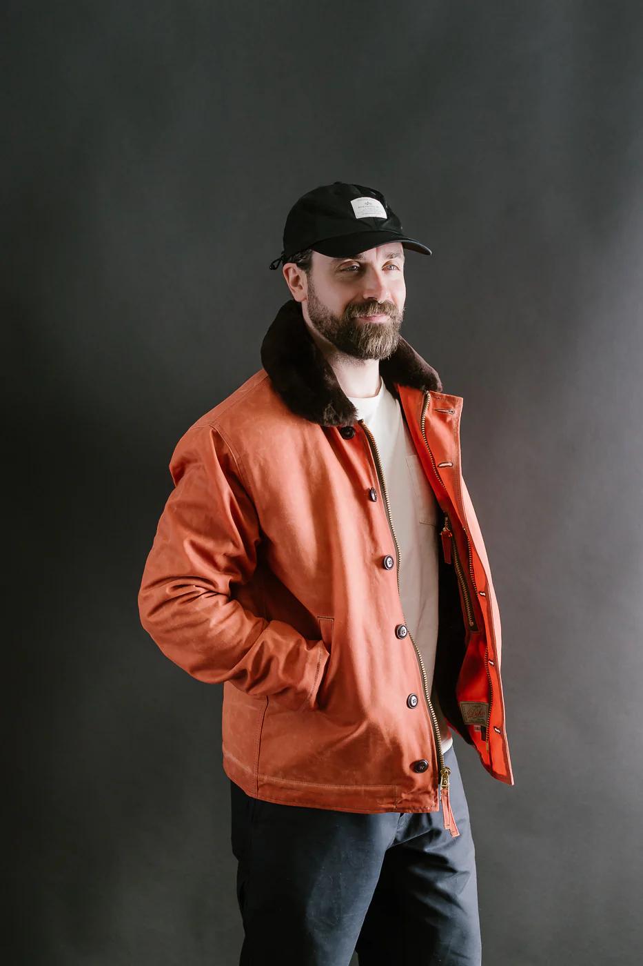 N-1 Deck Jacket - Burnt Orange, Brown - Image 10