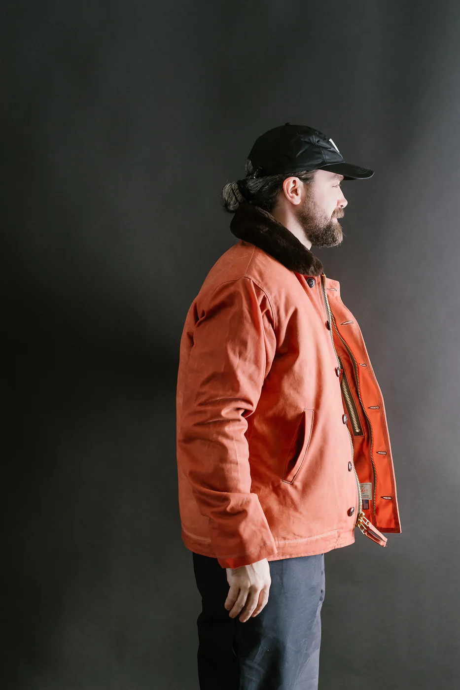 N-1 Deck Jacket - Burnt Orange, Brown - Image 11