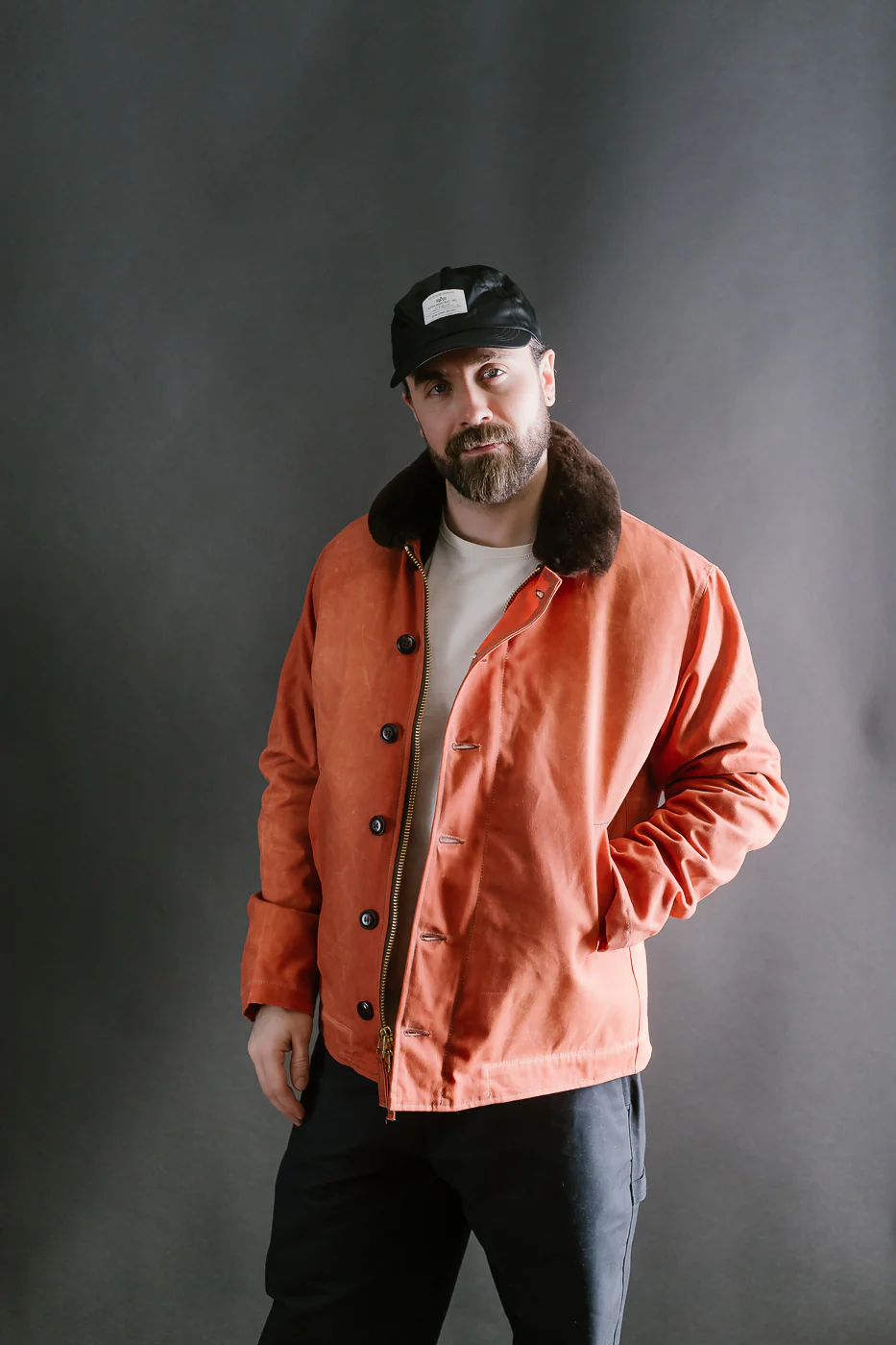 N-1 Deck Jacket - Burnt Orange, Brown - Image 15