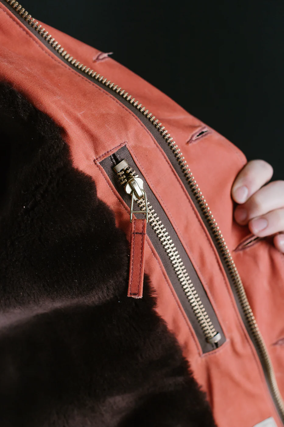 N-1 Deck Jacket - Burnt Orange, Brown - Image 16