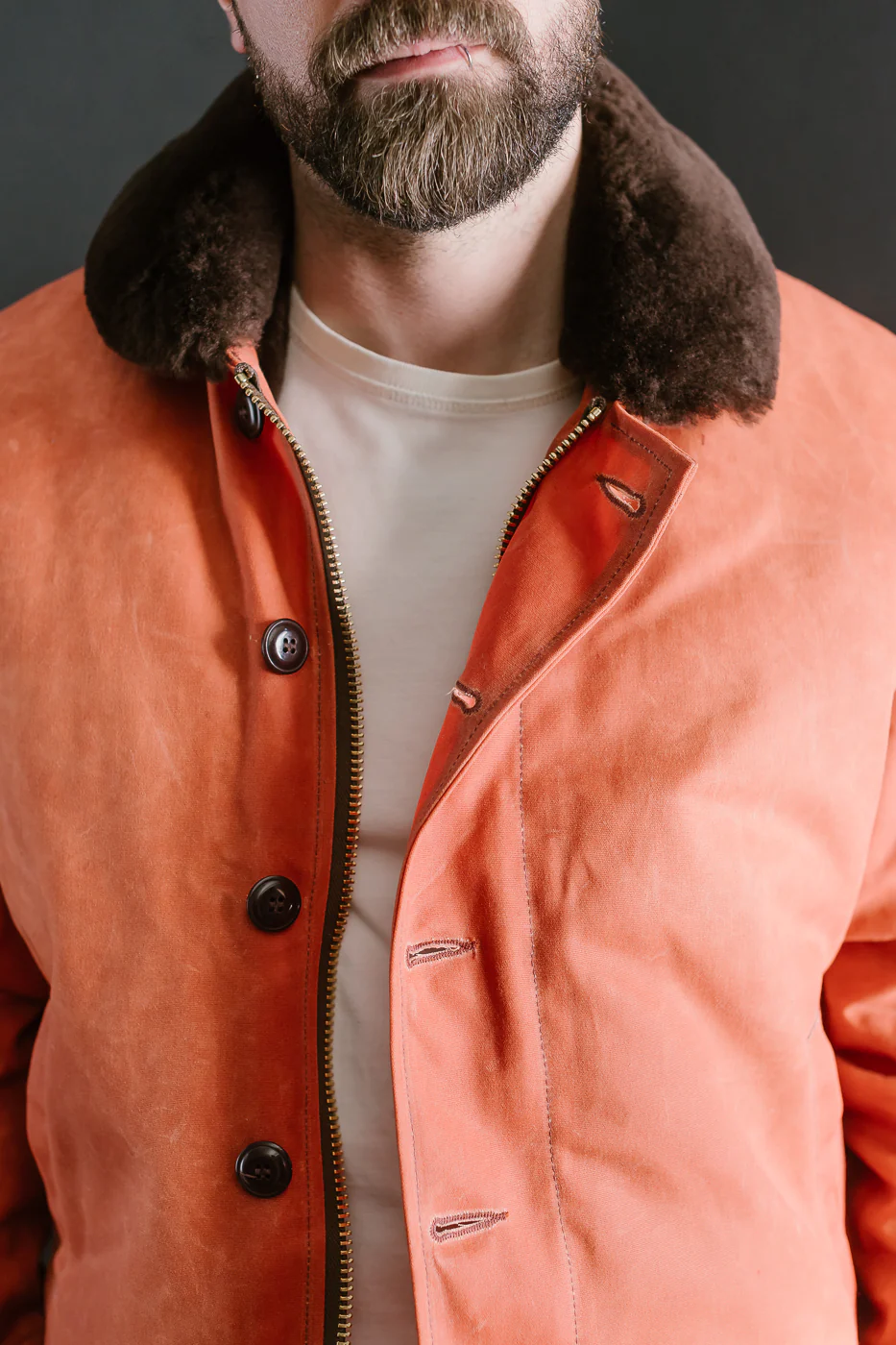 N-1 Deck Jacket - Burnt Orange, Brown - Image 18