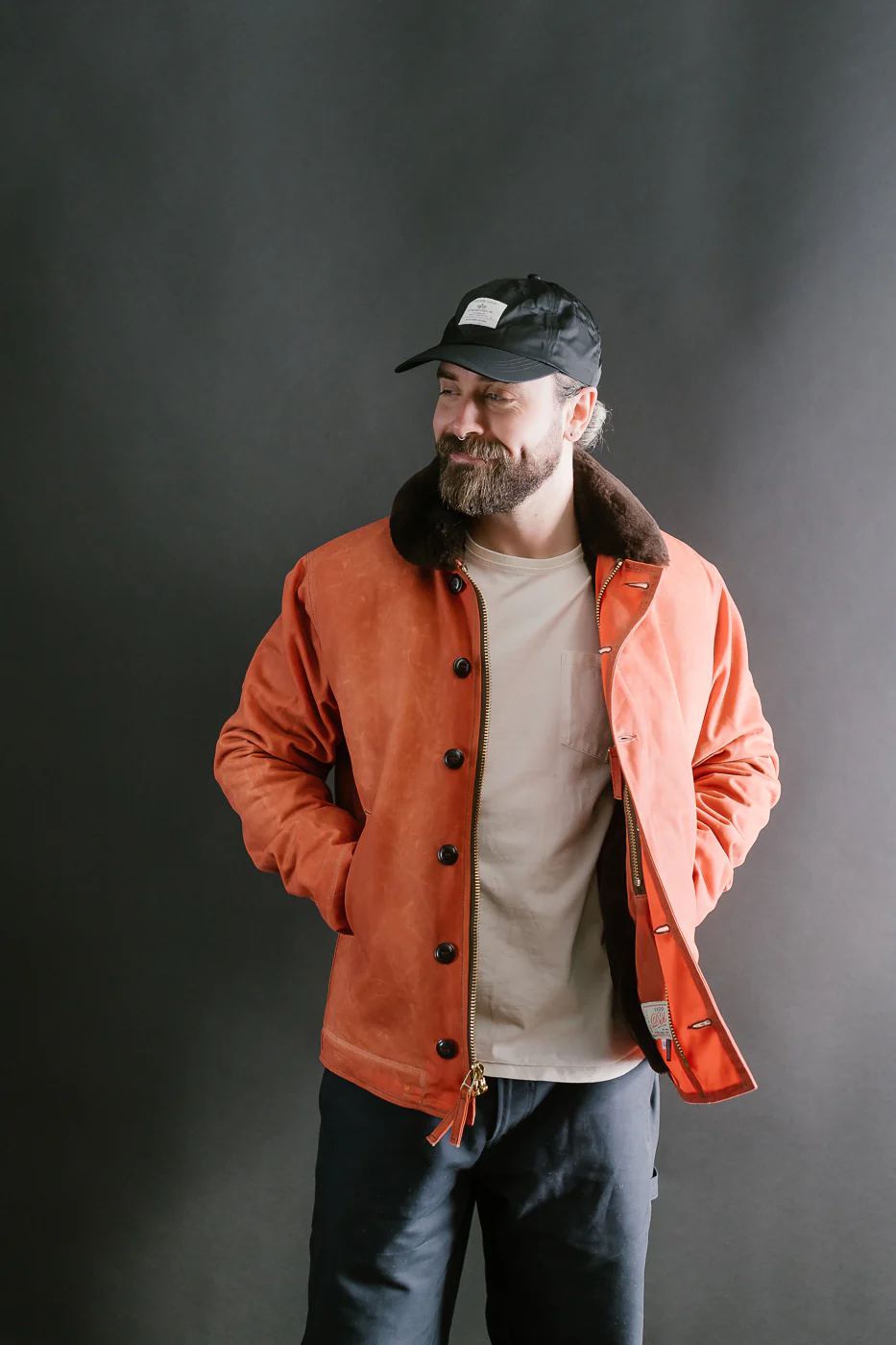N-1 Deck Jacket - Burnt Orange, Brown - Image 9