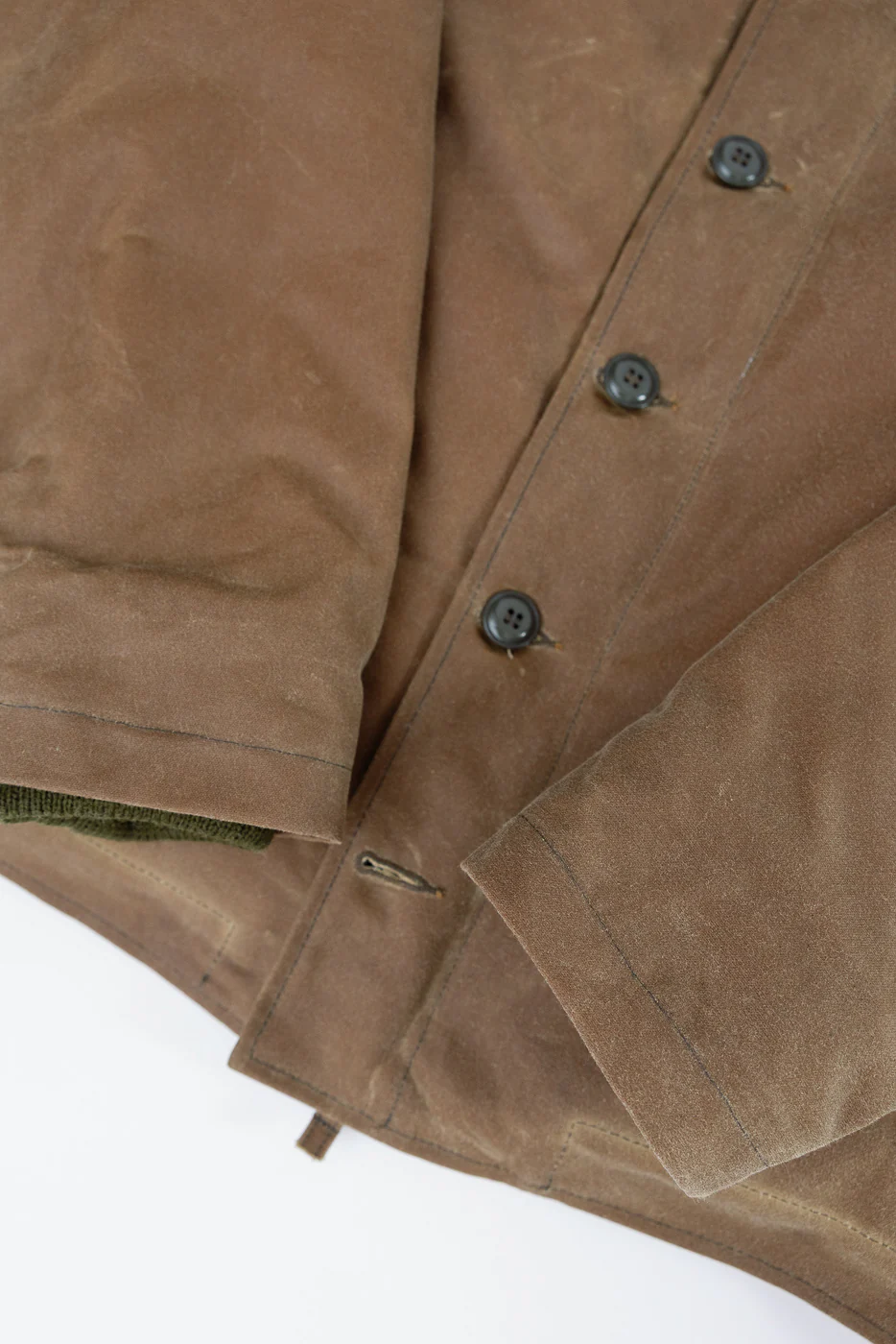 N-1 Waxed Deck Jacket - Hardtack, Grey - Image 4
