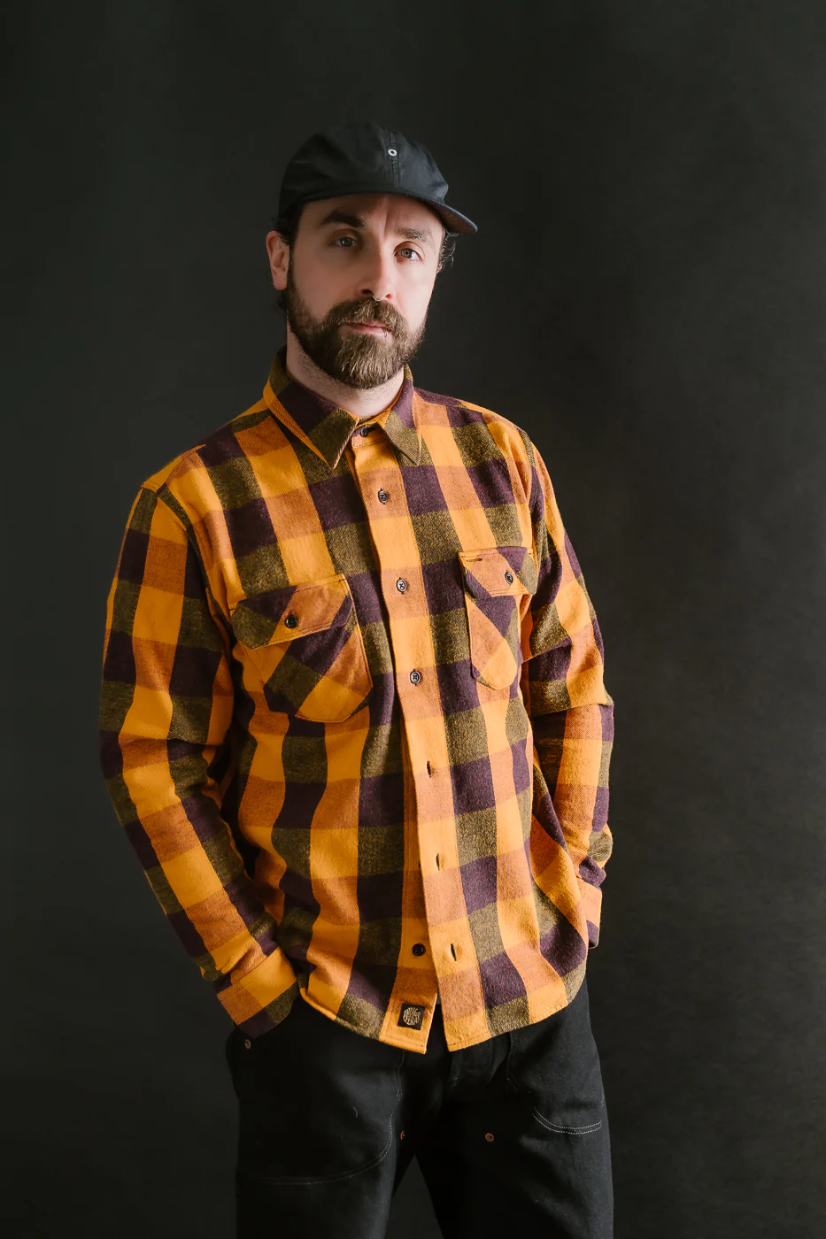 Norris Buffalo Plaid - Orange, Vine, Black - Image 12