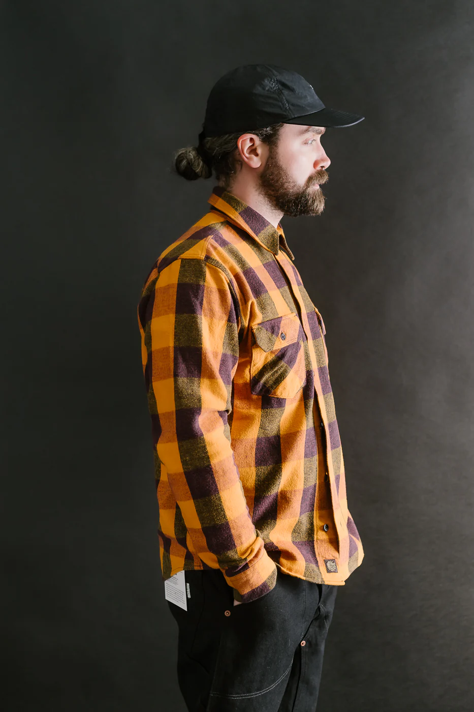 Norris Buffalo Plaid - Orange, Vine, Black - Image 13