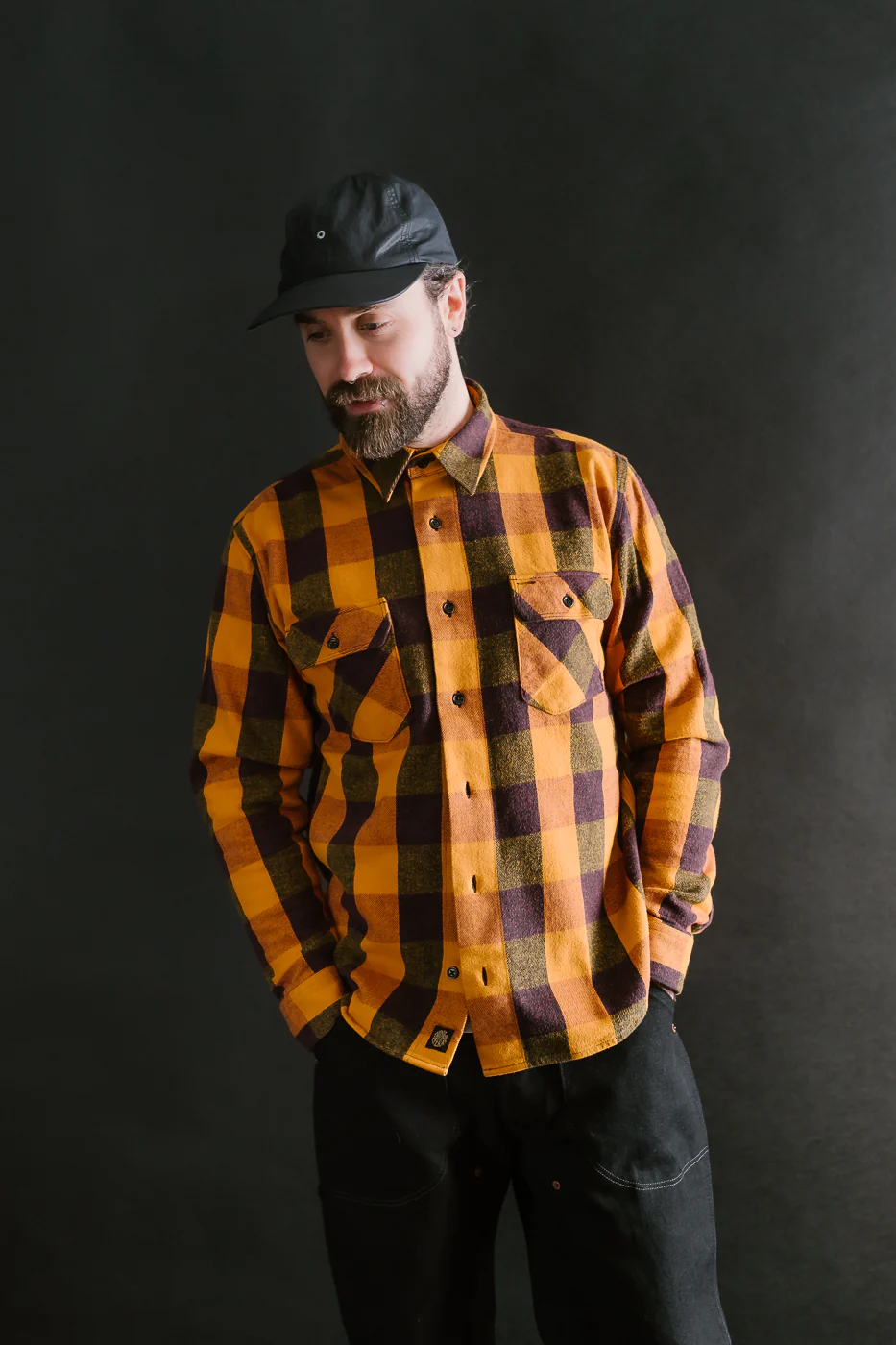 Norris Buffalo Plaid - Orange, Vine, Black - Image 17
