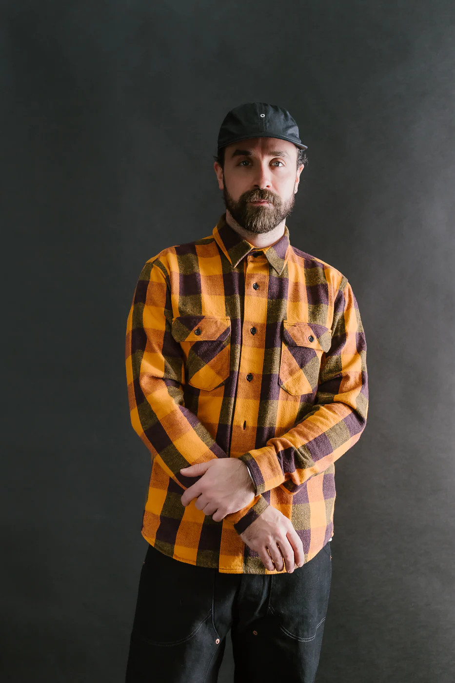 Norris Buffalo Plaid - Orange, Vine, Black - Image 18