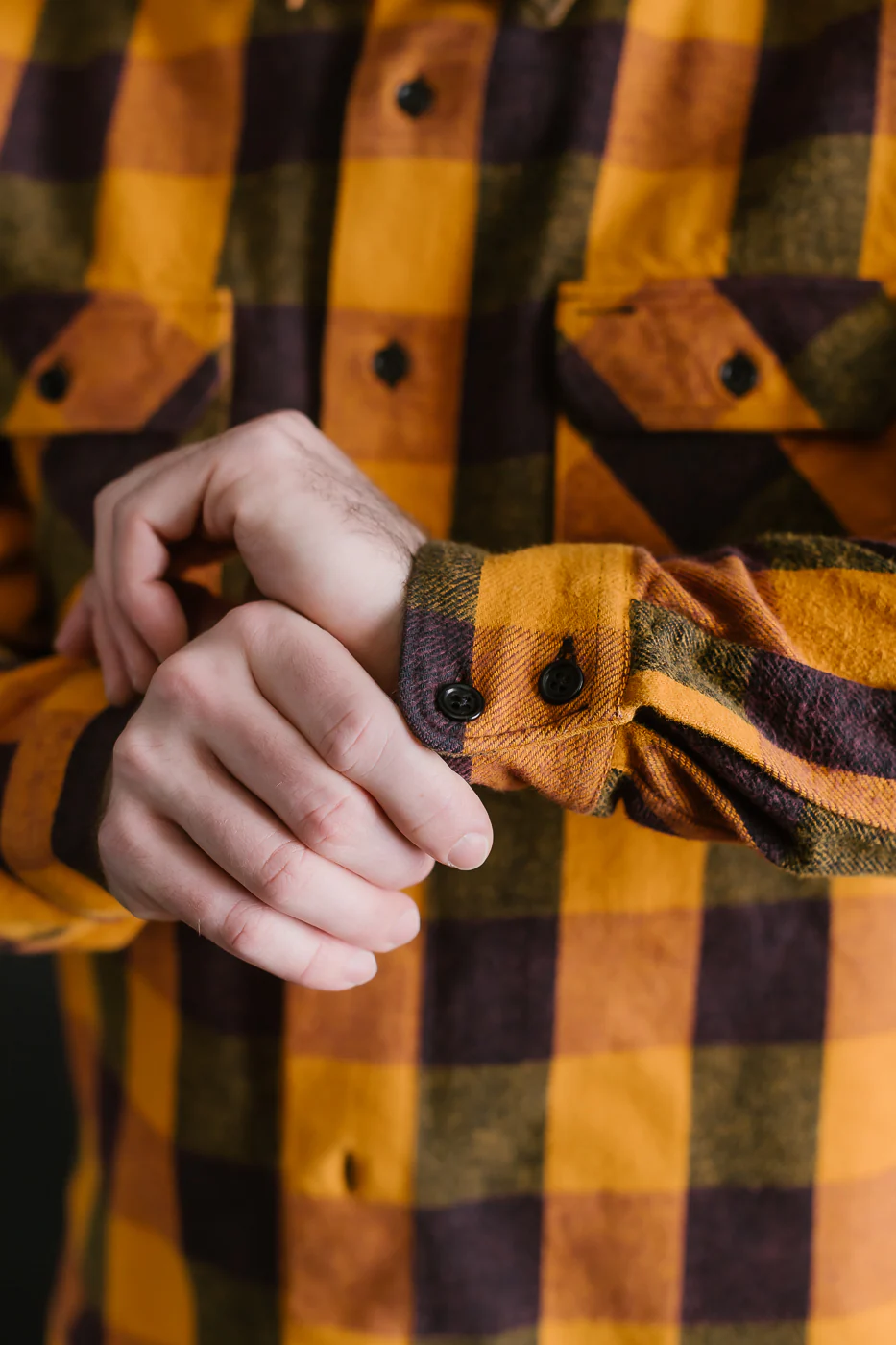 Norris Buffalo Plaid - Orange, Vine, Black - Image 19