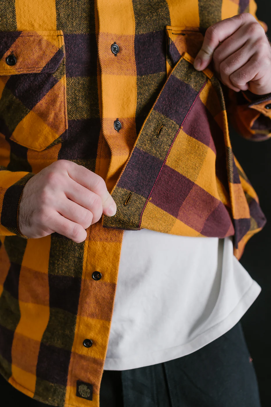 Norris Buffalo Plaid - Orange, Vine, Black - Image 22