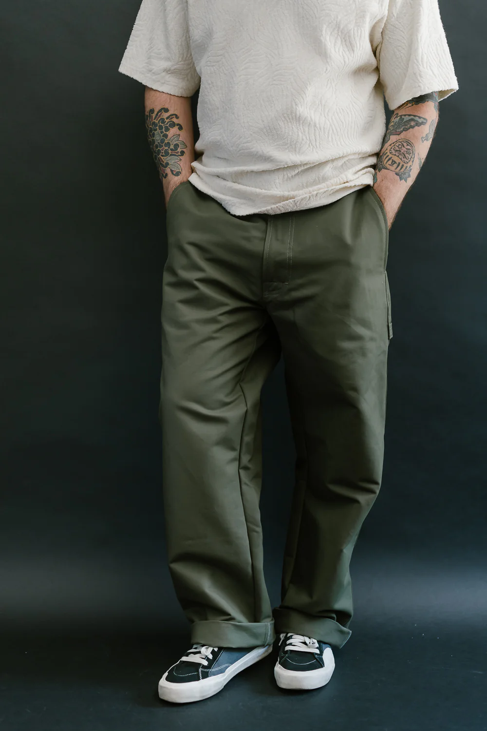 Oakland Chino Nebraska Cotton - Dusty Green - Image 12