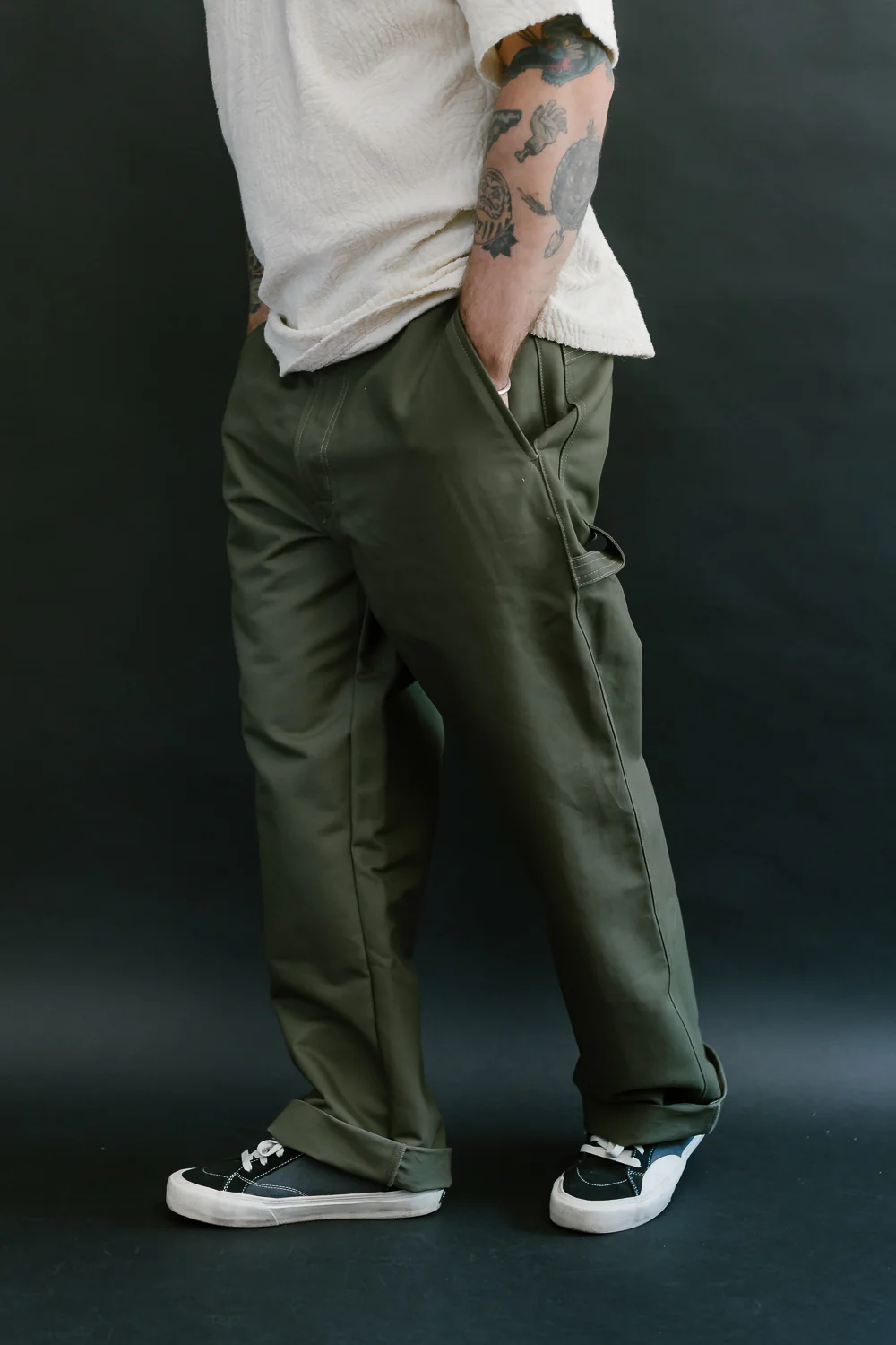 Oakland Chino Nebraska Cotton - Dusty Green - Image 13