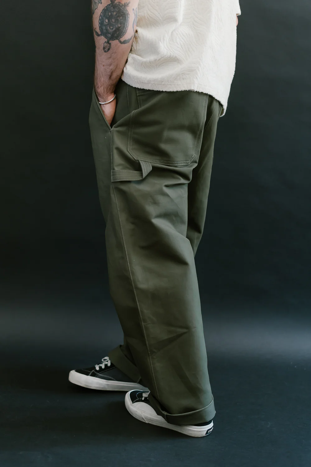 Oakland Chino Nebraska Cotton - Dusty Green - Image 14
