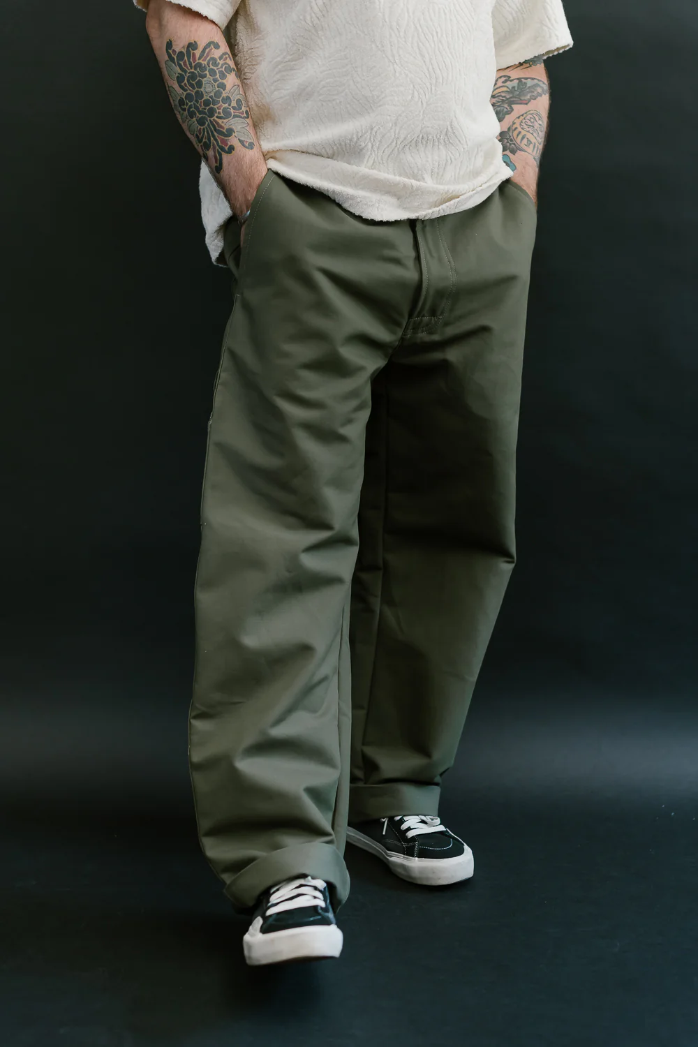 Oakland Chino Nebraska Cotton - Dusty Green - Image 17