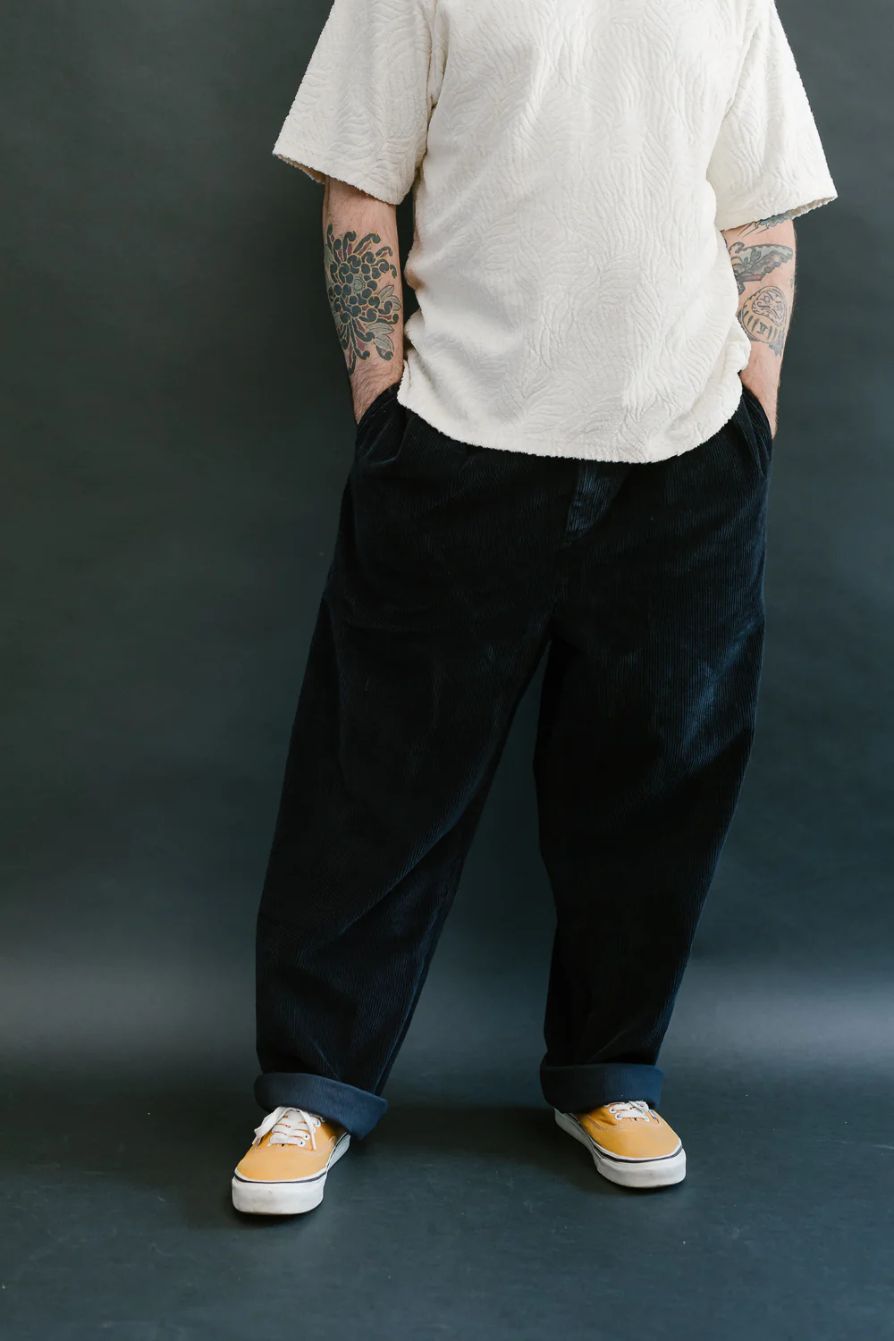Officer Chino Corduroy - Navy - Image 17