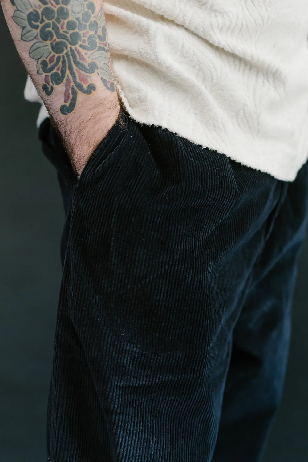 Officer Chino Corduroy - Navy - Image 19