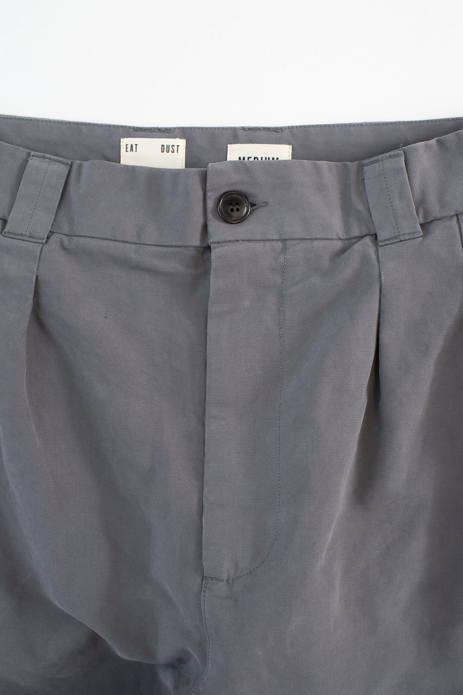 M-C-011 - Officer Chino Nebraska Cotton - Charcoal - Image 2