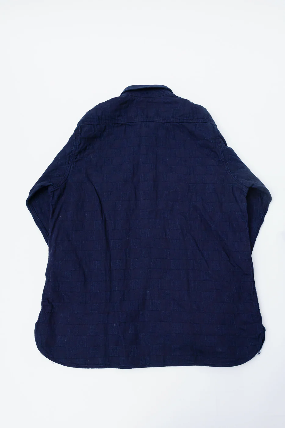 Officer Shirt Jacquard Plaid - Indigo - Image 5