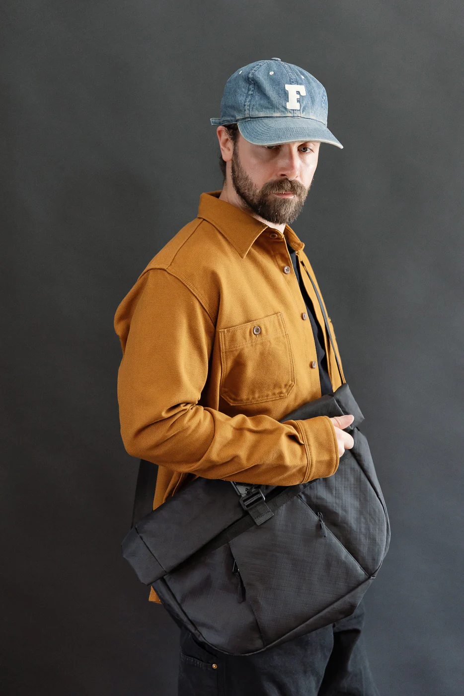 OGL-XTAC-HOBO-BLK - OGL XTAC Roll Top Hobo Bag - Black - Image 20