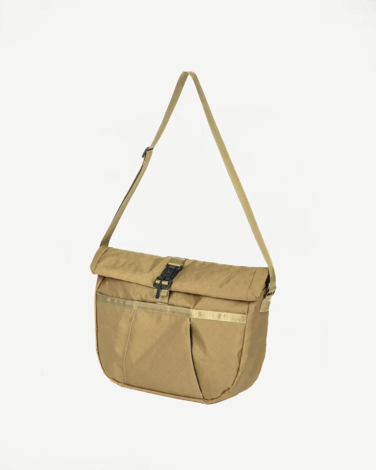 OGL-XTAC-HOBO-BLK - OGL XTAC Roll Top Hobo Bag - Golden Brown