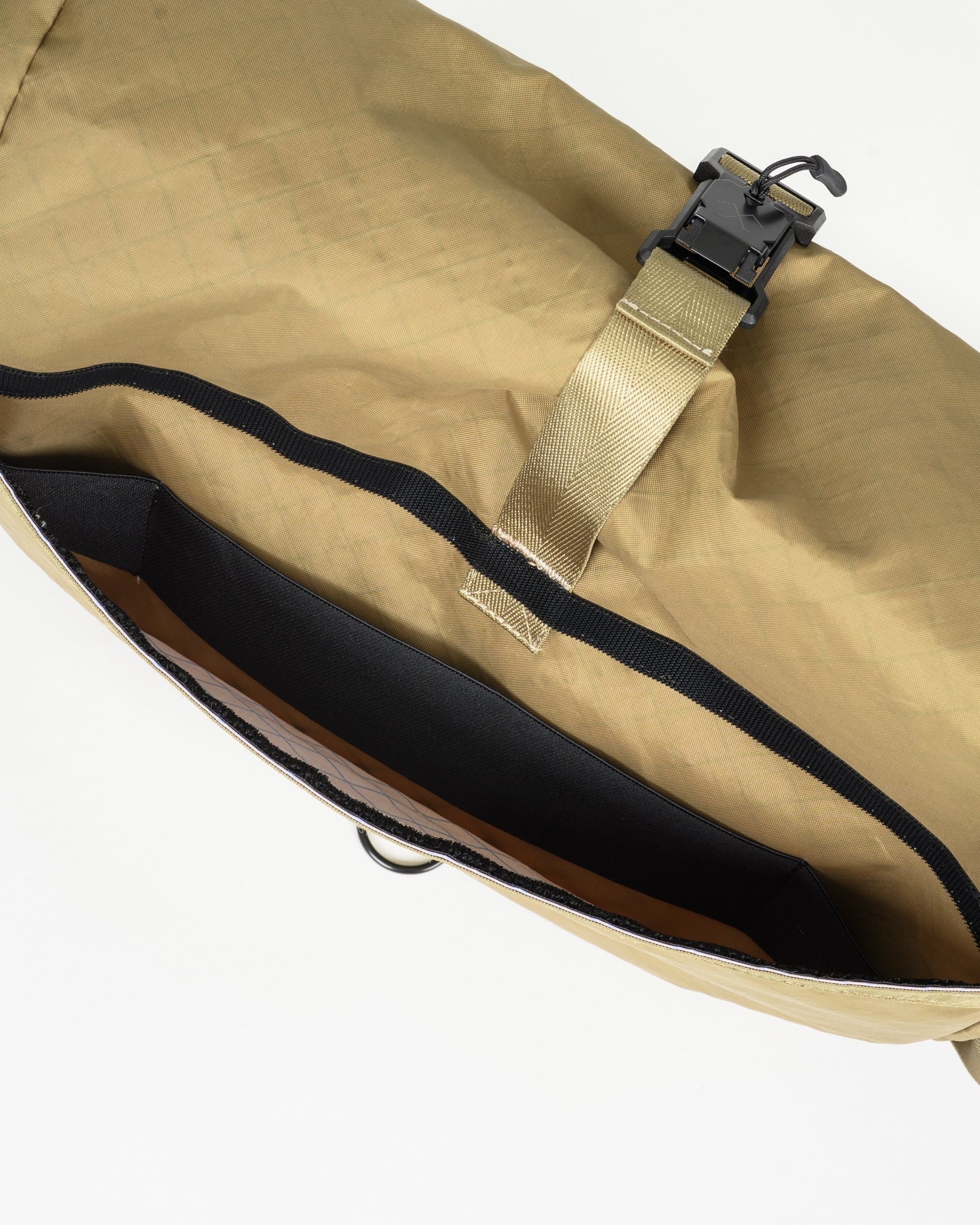 OGL-XTAC-HOBO-BLK - OGL XTAC Roll Top Hobo Bag - Golden Brown - Image 3