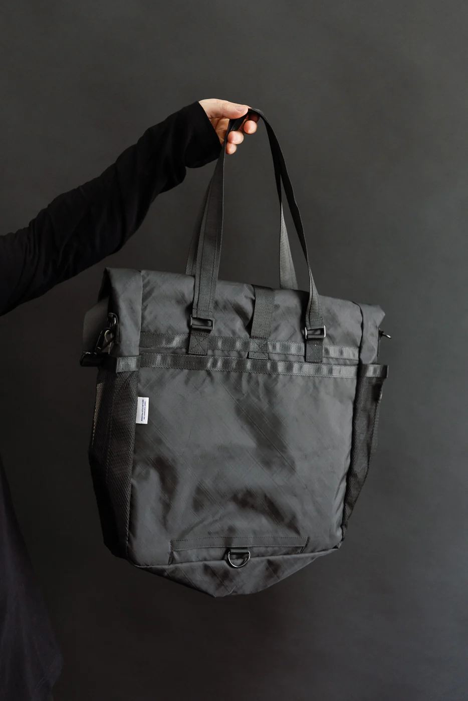 OGL-XTAC-TOTE-BLK - OGL XTAC Roll Top Tote Bag - Black - Image 24