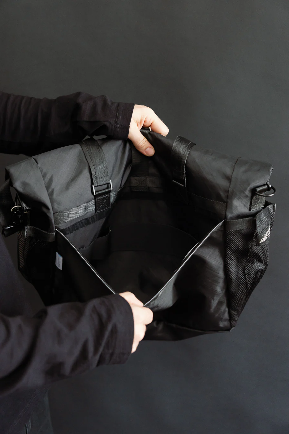 OGL-XTAC-TOTE-BLK - OGL XTAC Roll Top Tote Bag - Black - Image 25