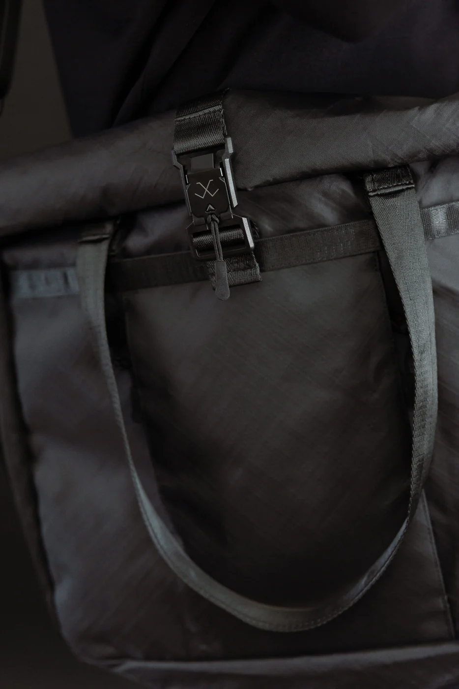 OGL-XTAC-TOTE-BLK - OGL XTAC Roll Top Tote Bag - Black - Image 30