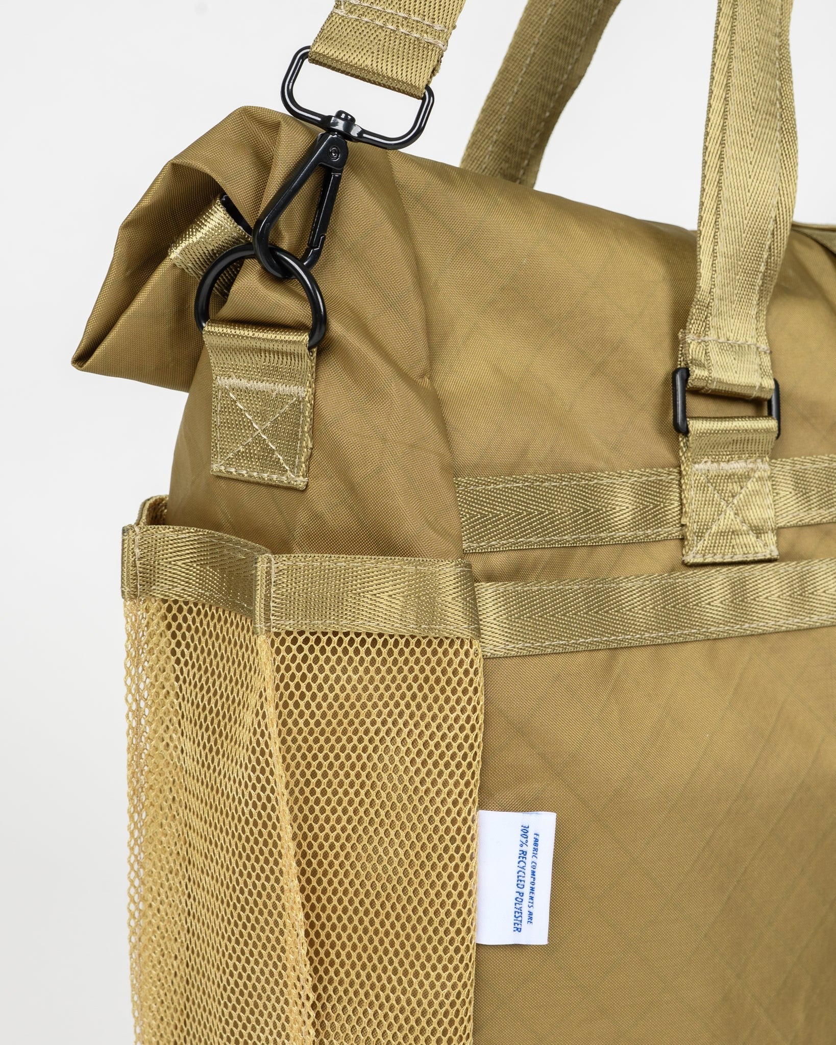 OGL-XTAC-TOTE-BRN - OGL XTAC Roll Top Tote Bag - Golden Brown - Image 11