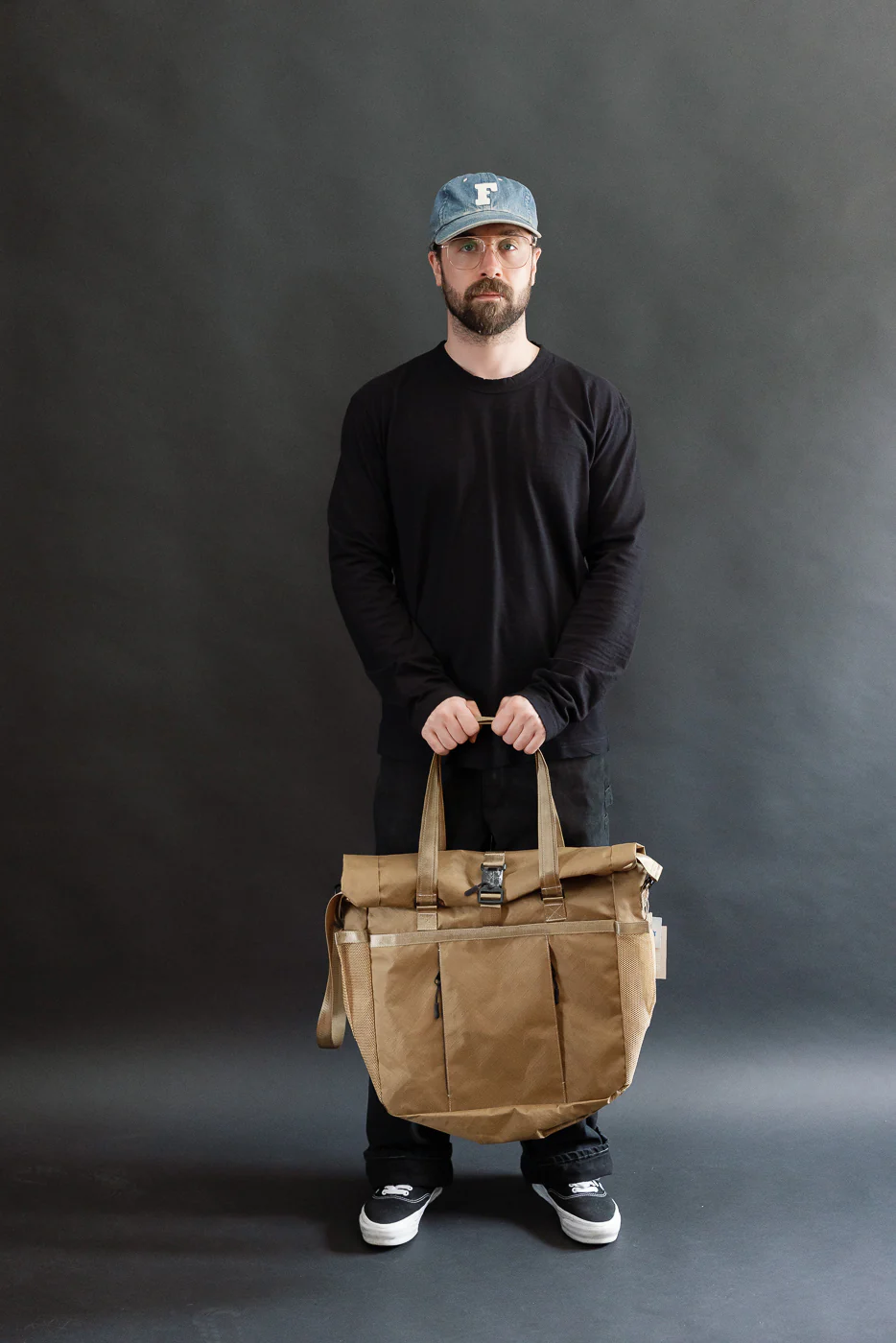 OGL-XTAC-TOTE-BRN - OGL XTAC Roll Top Tote Bag - Golden Brown - Image 15