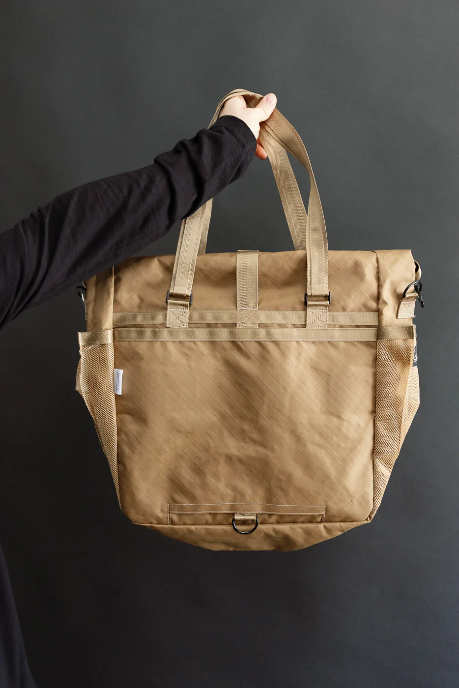 OGL-XTAC-TOTE-BRN - OGL XTAC Roll Top Tote Bag - Golden Brown - Image 22