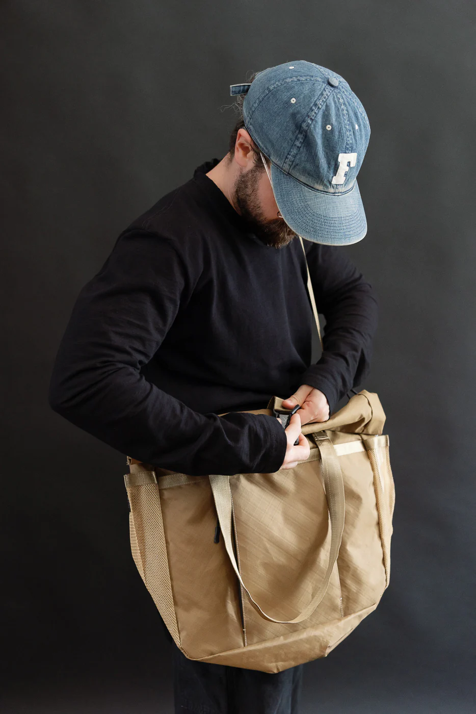 OGL-XTAC-TOTE-BRN - OGL XTAC Roll Top Tote Bag - Golden Brown - Image 24