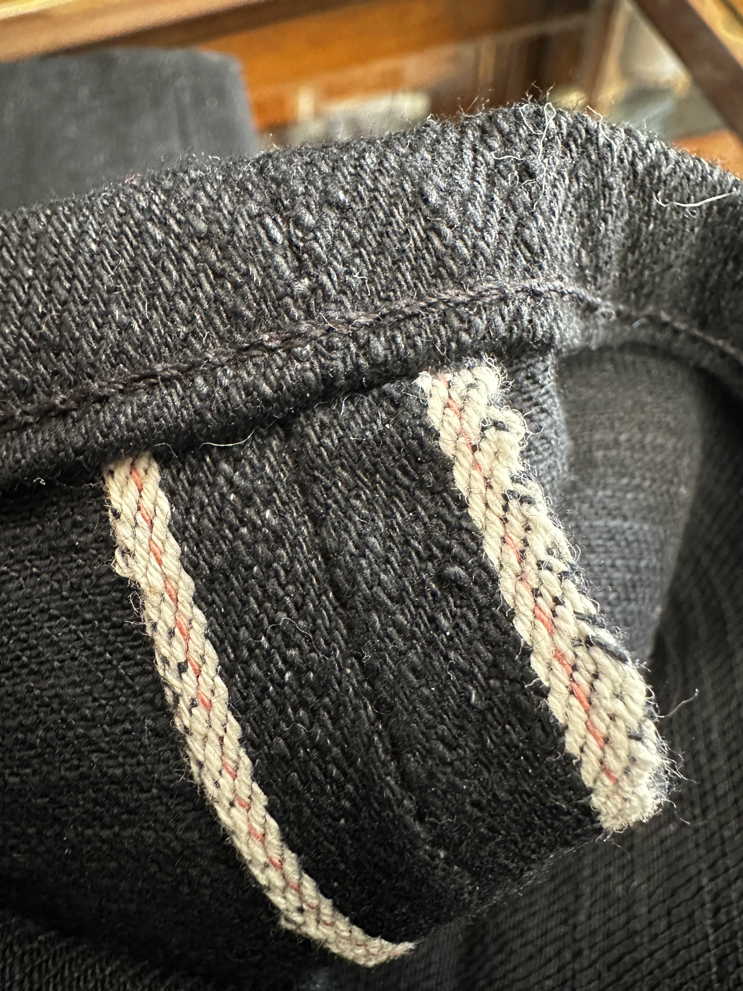 Once Worn - 14.5oz Japan Heritage Black - Super Guy - 32 - Image 3
