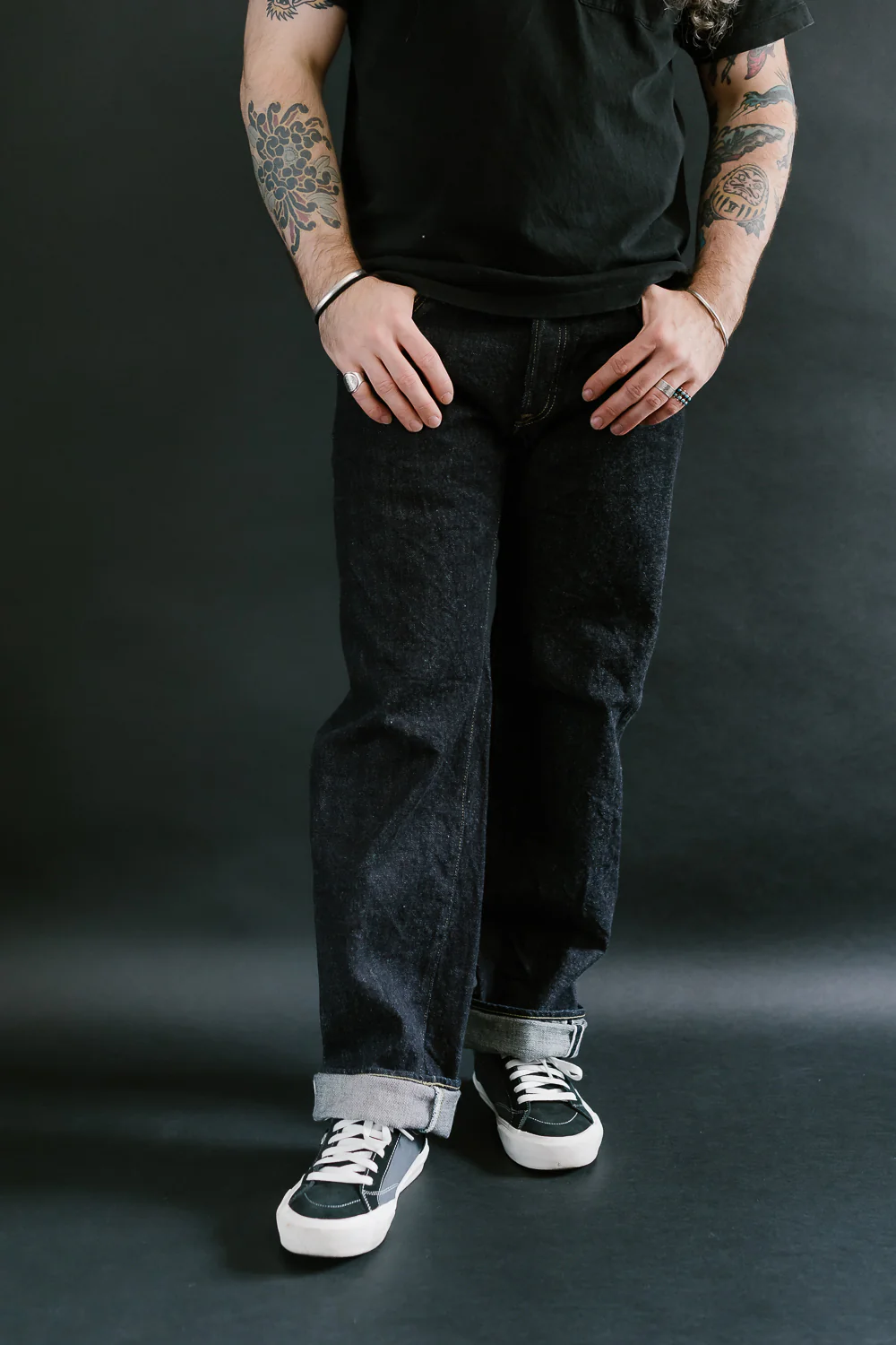 ONI-266 - 15oz "Low Tension" Selvedge Denim - Relax Straight Fit - Image 10