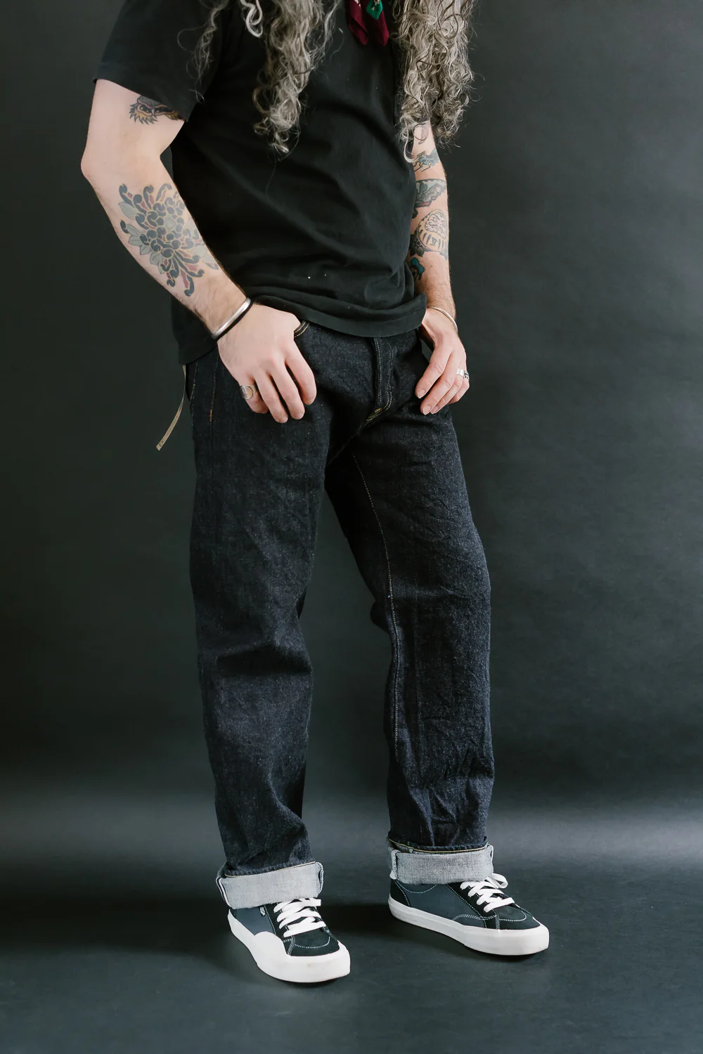 ONI-266 - 15oz "Low Tension" Selvedge Denim - Relax Straight Fit - Image 11