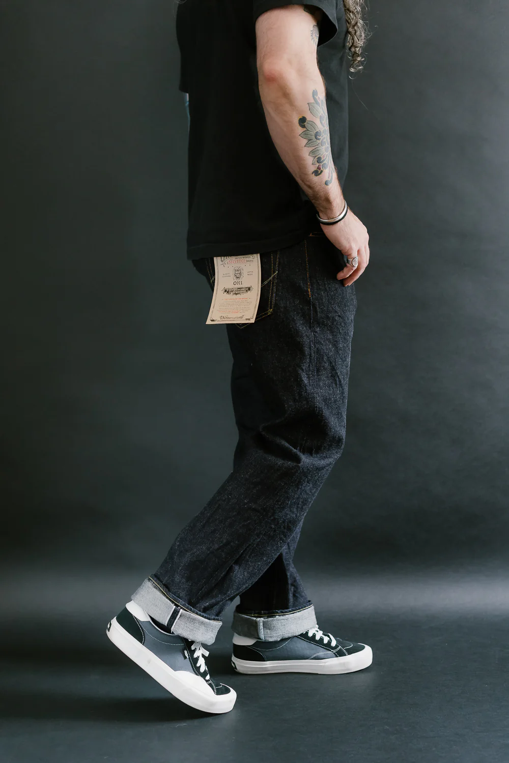 ONI-266 - 15oz "Low Tension" Selvedge Denim - Relax Straight Fit - Image 12