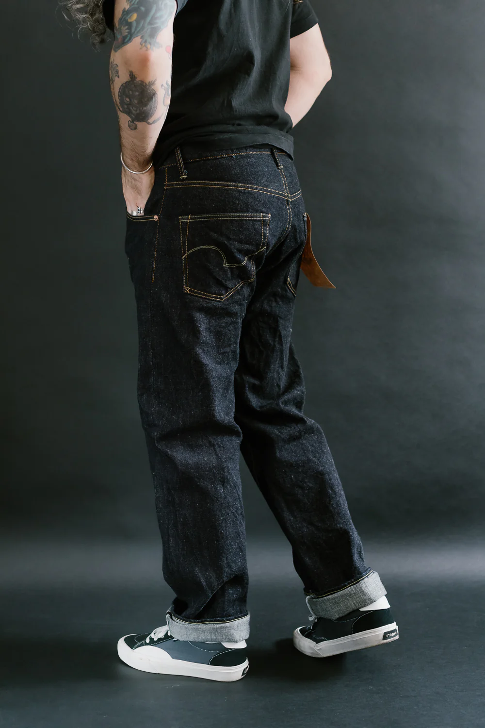 ONI-266 - 15oz "Low Tension" Selvedge Denim - Relax Straight Fit - Image 14