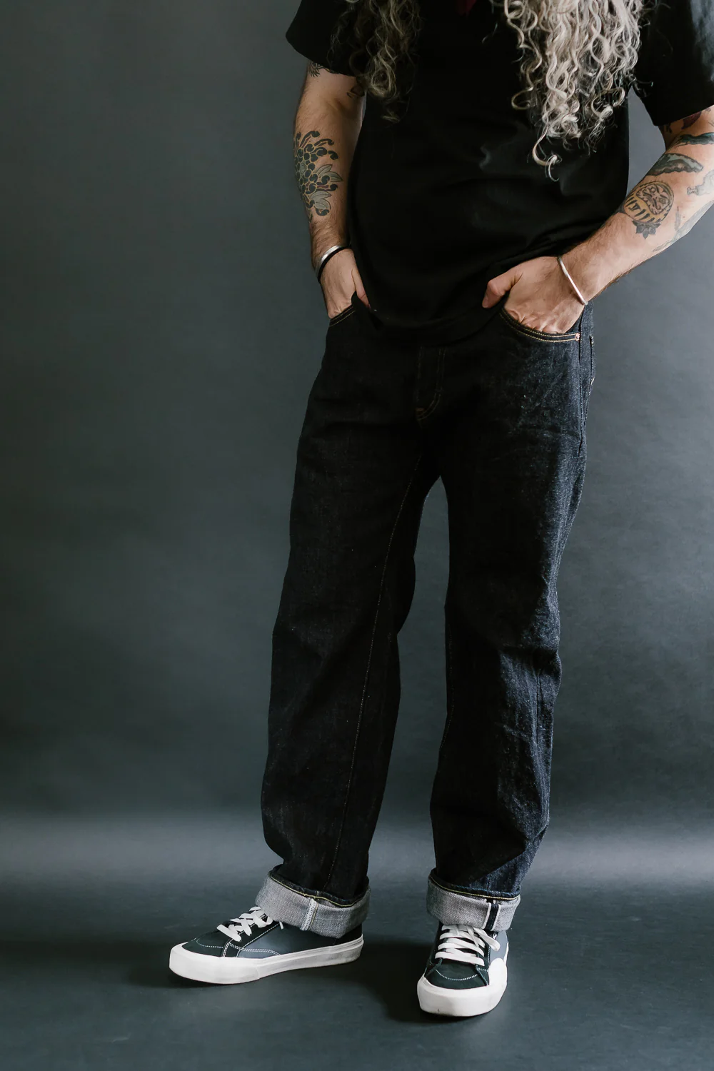 ONI-266 - 15oz "Low Tension" Selvedge Denim - Relax Straight Fit - Image 15