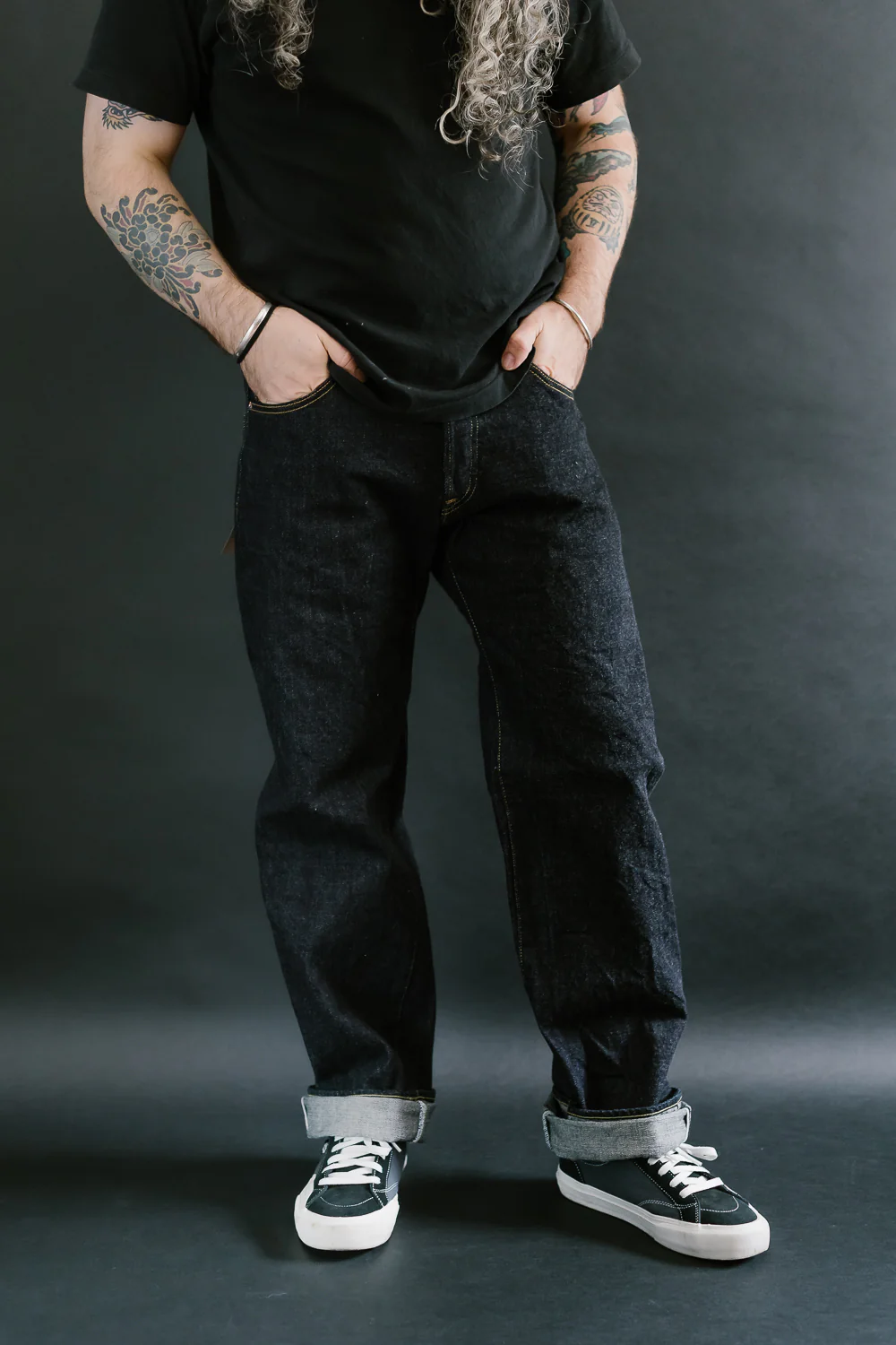 ONI-266 - 15oz "Low Tension" Selvedge Denim - Relax Straight Fit - Image 16