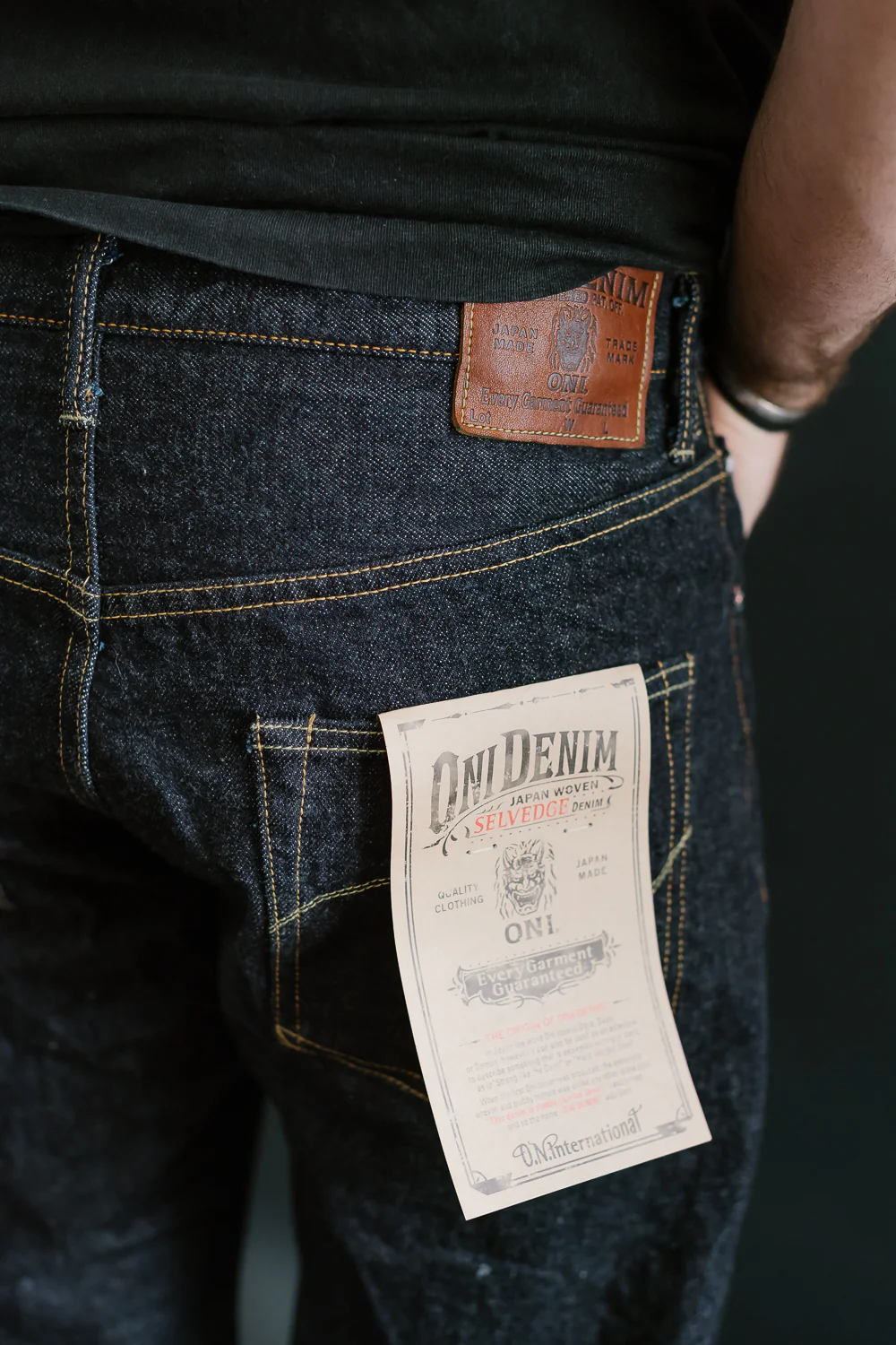 ONI-266 - 15oz "Low Tension" Selvedge Denim - Relax Straight Fit - Image 18