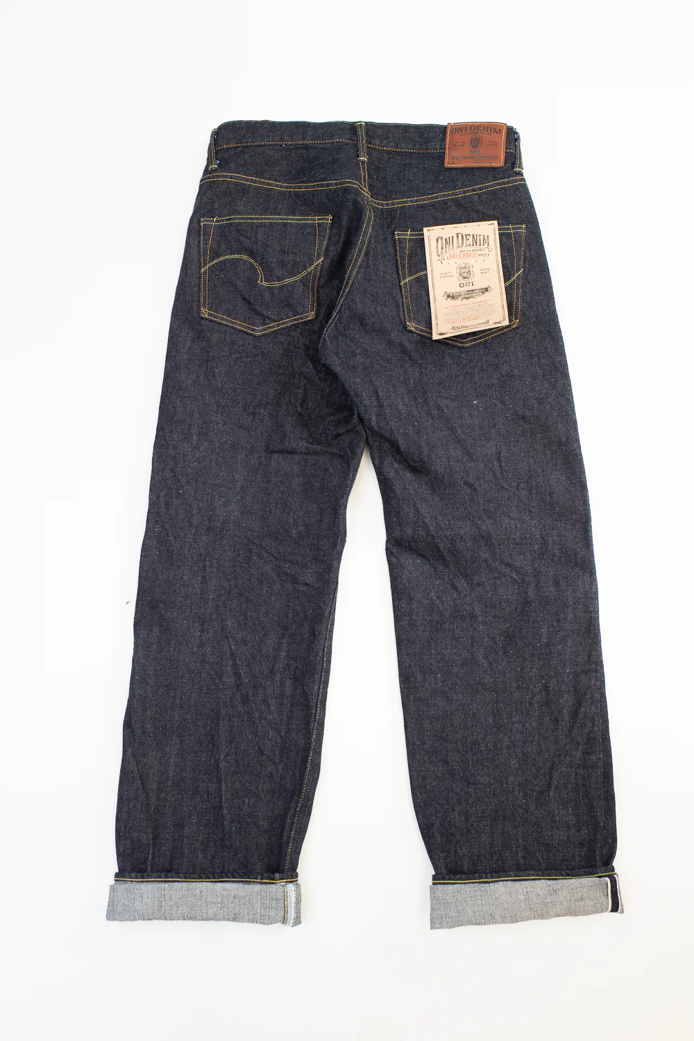 ONI-266 - 15oz "Low Tension" Selvedge Denim - Relax Straight Fit - Image 6